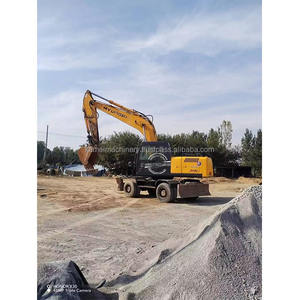 Usado Corea Hyundai 210W-7 Venta caliente 21ton Best Seller Excavadora usada Original Corea del Sur hizo Hyundai Excavadora de ruedas 210w-7 - Product Image 1