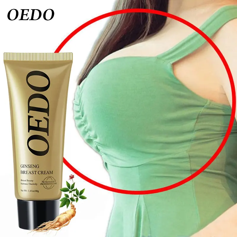 Crema de aumento de pecho Natural, crema de aumento de pecho Sexy, crema de estiramiento de pecho elástico de Ginseng