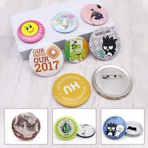 Bán Buôn Giá Rẻ Kim Loại Biểu Tượng Tùy Chỉnh In Vuông Vòng 32Mm 58Mm Tin Tinplate Nút Pin Huy Hiệu - Product Image 6