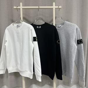 Maglione in <span class=keywords><strong>Velluto</strong></span> St Stone Foundation Primavera Autunno per Uomo e Donna con Logo Frontale Lavorato a <span class=keywords><strong>Maglia</strong></span> Stile Coreano Anti-Pilling Collo a O Completo - Product Image 1