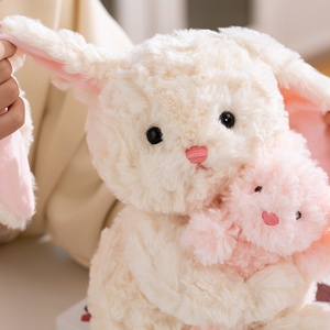Peluche della serie Genitore-Figlio <span class=keywords><strong>Sait</strong></span> Dudu - Simpatici peluche di orso e coniglio, regali per bambini, giocattoli da compagnia - Product Image 5