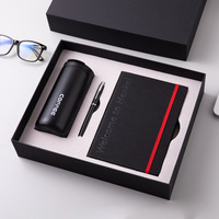 Fournitures scolaires de bureau Cadeau d'entreprise Papeterie Cahier magnétique Coffret cadeau avec stylo et bouteille personnalisable