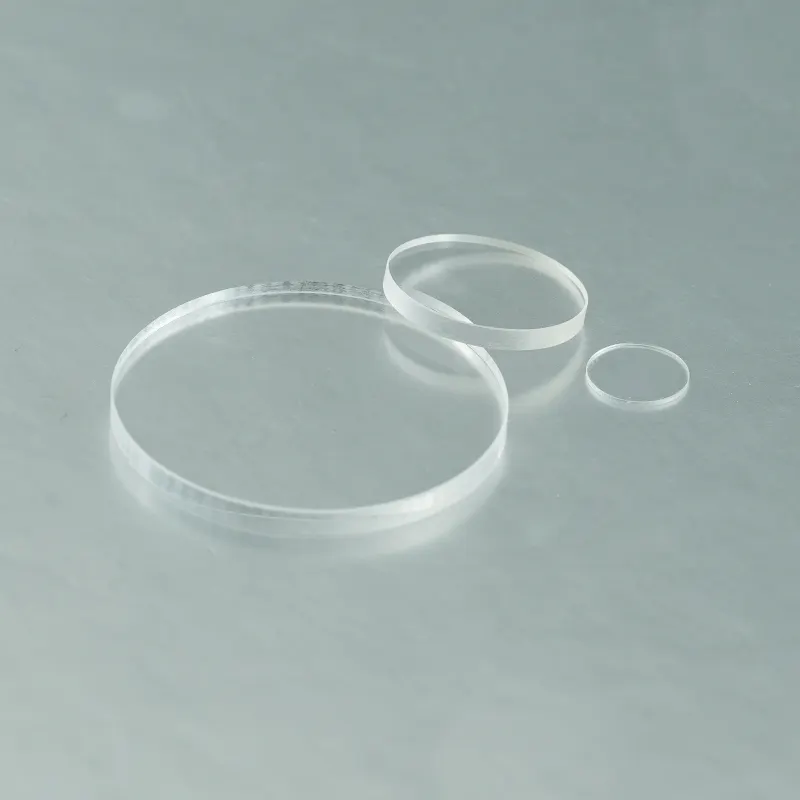 Optische Saphirkreiffenster für optische Instrumente mit hoher Durchlässigkeit Durchmesser 2-300 mm Dicke 0,12-60 mm Optikglas