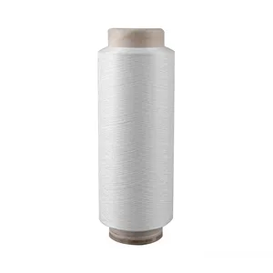 Low price good quality professional manufacture bulk italy dty polyester knitting DTY yarn white