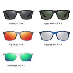 Gafas de Sol Polarizadas para Hombre, Estilo Deportivo Casual, Montura Cuadrada con Orificios de Ventilación, Diseño Vintage, Venta al Por Mayor - Product Image 2