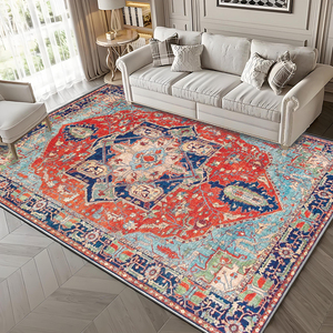 Thảm Ba Tư cỡ lớn chất lượng cao, chất liệu polyester, dày dặn sang trọng, giặt được, dùng cho nhà cửa, cắm trại, cầu nguyện, dã ngoại - Product Image 4