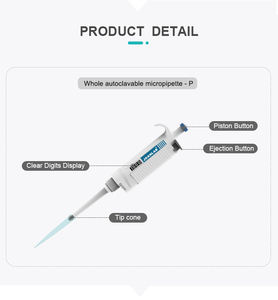 Üretici ayarlanabilir pipet değişken hacim mikropipet - Product Image 2