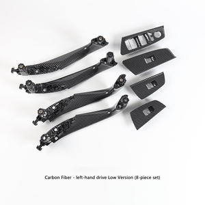 4 pièces, cache-bouton de lève-vitre maître, panneau de commande de lève-vitre de porte passager, garniture de poignée de porte de voiture - Product Image 3