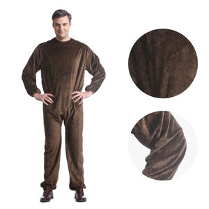 ASTM Certified Brown Full-Body Jumpsuit Costume for US Casual Themed Gatherings - Product Image 3
