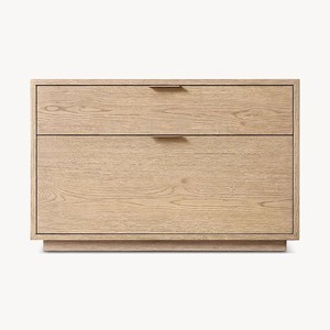 Table de chevet en bois massif de style artisanal <span class=keywords><strong>vintage</strong></span> américain RH French, avec deux tiroirs, personnalisable pour chambre à coucher et salon - Product Image 5