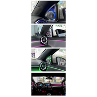 ICarsin - Éclairage d'ambiance intérieur LED 64 couleurs pour Mercedes Benz Classe A W177 CLA W118 2018-2024 - Accessoires de bande lumineuse