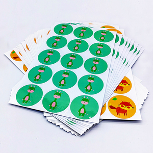 Custom Printing Logo Label PVC Die Cutting Sticker Outdoors Sheet Self Adhesive Waterproof Vinyl Die Cut Sticker