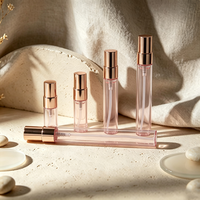Atomiseur de parfum portable 2ml 3ml 5ml 10ml, flacon en verre transparent à brume fine, rechargeable, format voyage, conteneur d'échantillon de parfum