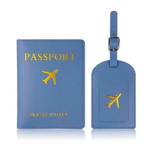 Portefeuille de voyage élégant en cuir PU avec blocage RFID, porte-cartes et passeport sécurisé, estampage à chaud, pour fournitures de bureau et scolaires - Product Image 5