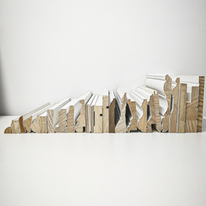 Aksesoris Lis Dinding Kayu Desain Modern Kustom untuk Penggunaan Interior Grosir - Product Image 3