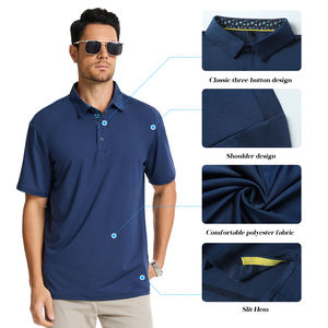 Uomini all'ingrosso Fitness da uomo ad asciugatura rapida manica corta da corsa sport semplici uomini muscoli termici abbigliamento da palestra - Product Image 2