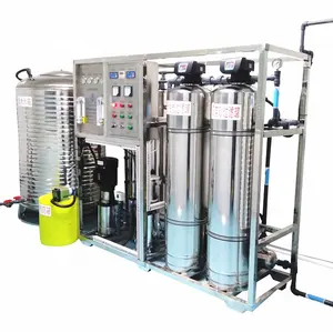 1000lph ro osmose reverso da planta osmose, máquina de purificação de água ro unidade filtros de tratamento de água sistema para industrial químico