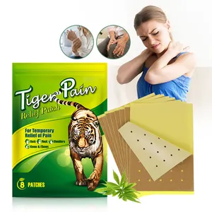 Private label hot tiger capsicum plaster for body pain relief new 2024 products