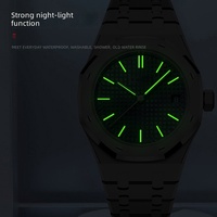 Reloj de Pulsera de Cuarzo Mecánico Deportivo, Casual y de Negocios para Hombre, de Alta Calidad, Luminoso, Cronógrafo, Calendario, Resistente al Agua