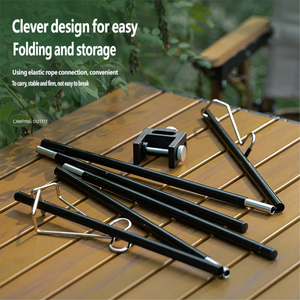 Soporte <span class=keywords><strong>de</strong></span> Luz Plegable Portátil para Camping, <span class=keywords><strong>de</strong></span> Aleación <span class=keywords><strong>de</strong></span> Aluminio <span class=keywords><strong>de</strong></span> 1 mm, Impermeable IPX5, con Bolsa <span class=keywords><strong>de</strong></span> 2L, para Pesca en Todas las Estaciones - Product Image 5