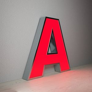 Letrero Publicitario Exterior de Acero Inoxidable con Iluminación Frontal LED 3D Personalizado, Tiras LED para Montaje en Pared para Estacionamientos de Taxis - Marca SERENA, 3 Años de Garantía - Product Image 3