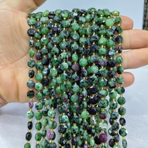 <span class=keywords><strong>Perles</strong></span> de pierre naturelle de haute qualité en gros, de nombreux types : amazonite, obsidienne, œil de tigre, agate indienne, pour la fabrication de bijoux et de bracelets - Product Image 3