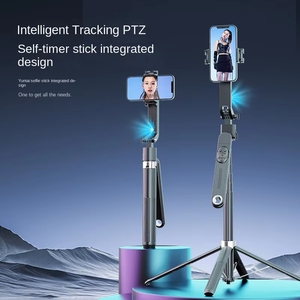 Trípode Inteligente para Selfies Q515TK de 1.8M y 70.87" de Gran Venta con Soporte, Rotación de 360° con IA y Seguimiento Facial Automático, Palo para Selfies Flexible para Teléfono - Product Image 3