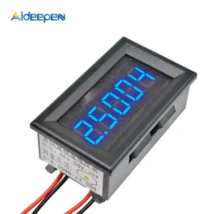 Blue LED 5 Digit DC 0-4.3000-33.000V Digital Voltmeter Voltage Meter Car Panel