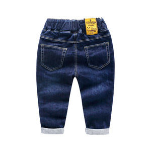 Coreano dei jeans dei capretti dei vestiti dei bambini all'ingrosso boutique di abbigliamento set di indumenti per bambini pantaloni <span class=keywords><strong>da</strong></span> cowboy - Product Image 3