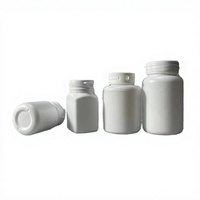 Flacon en plastique HDPE de qualité pharmaceutique 100cc 120cc 150cc pour capsules, pilules et comprimés, avec bouchon inviolable à anneau de traction facile