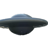 Ballon gonflable UFO publicitaire extérieur, ballon UFO gonflable personnalisé, ballon soucoupe volante à l'hélium pour défilé, fête, événement