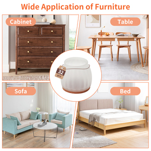 Phổ Bảng Bảo Vệ Bìa Chống Trượt Sàn Bảo Vệ Câm Vòng Vuông Ghế Chân Silicone Ghế Chân Miếng Đệm Đồ Nội Thất - Product Image 4