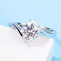 MuShan Designer-Schmuck 925 Sterling Silber Ring Brillanter Moissanit Maßgefertigter Ring für Sie 18K Vergoldet MST Patent-Ringe