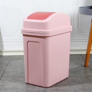 <span class=keywords><strong>Poubelle</strong></span> en plastique durable <span class=keywords><strong>de</strong></span> 12L avec couvercle pivotant <span class=keywords><strong>Poubelle</strong></span> facile à nettoyer pour cuisine ou <span class=keywords><strong>salle</strong></span> <span class=keywords><strong>de</strong></span> <span class=keywords><strong>bain</strong></span> Compact pour petits espaces - Product Image 5