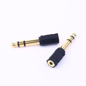 Alta calidad 6,35 macho <span class=keywords><strong>a</strong></span> 3,5 estéreo <span class=keywords><strong>hembra</strong></span> Audio Video <span class=keywords><strong>adaptador</strong></span> 6,5mm conector de Audio para altavoces - Product Image 5