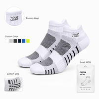 Chaussettes bateau personnalisées avec logo, faible MOQ, maille respirante, soutien de la voûte plantaire, bout et talon amortis pour la course, la gym, le tennis, hommes et femmes