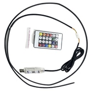 Venta caliente nuevo diseño coche acrílico LED Luz de circulación diurna 12V AUTO IDEAL Dream Color persiguiendo 1,1 m Led luz Interior