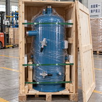 Réservoir horizontal en acier au carbone sur mesure pour liquides, cuve de réfrigération sous pression, équipement de stockage frigorifique
