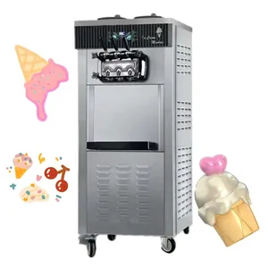 Large Capacity Commercial Self Service Milk Soft Well Cooling Maker Price Of Ice Cream Machine