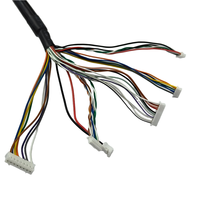 Arnés de cableado CCTV de Grado Profesional de 450mm Conductor de cobre estañado PVC IP67 impermeable Blanco/Negro 30V Cables de cámara seguros