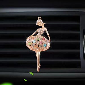 AC-3387 <b>Car</b> Accessories Dashboard Vent <b>Clip</b> Rhinestone <b>Car</b> Air Freshener <b>Car</b> Decoration Perfume - Product Image 2