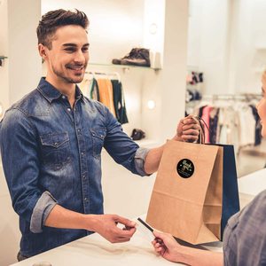 1.5 "Cảm Ơn Bạn Nhảy Nhổm Cho Doanh Nghiệp Nhỏ Dán Với <span class=keywords><strong>4</strong></span> Thiết Kế Vòng Dán Nhãn Cho Thiệp Chúc Mừng, Hoa Bó Hoa - Product Image 6