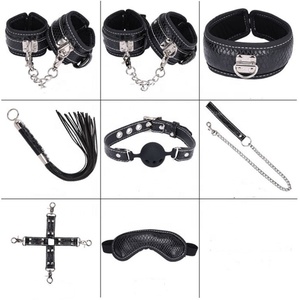 Sexo barato debajo de la cama del sistema de esclavitud mano puños de tobillo restricciones adulto SM ojos cubierta gay juego - Product Image 4