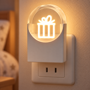 Veilleuse LED personnalisée OEM ODM à brancher, toujours allumée, 2700k blanc chaud, économie d'énergie, lampe de chevet pour chambre d'enfant - Product Image 1