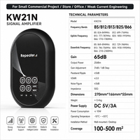 Amplificateur de signal cellulaire Lintratek KW21N 5 bandes 65 dB, solution professionnelle et commerciale pour bureau, magasin, projet, amplificateur de signal CE FCC