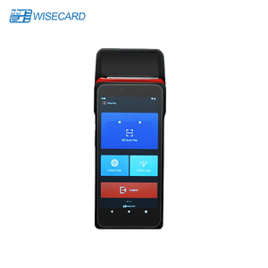 Wisecard All-in-One <span class=keywords><strong>POS</strong></span> T80 Thermo druck Biometrischer Finger abdruck 5,5-Zoll-Touchscreen MSR IC NFC Android Smart <span class=keywords><strong>POS</strong></span>-Terminal - Product Image 1