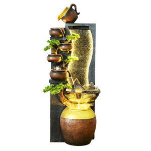 Grande cascade <span class=keywords><strong>lumineuse</strong></span> de Style européen pour l'intérieur et l'extérieur, décoration de jardin, <span class=keywords><strong>fontaine</strong></span> d'eau avec lumière - Product Image 1