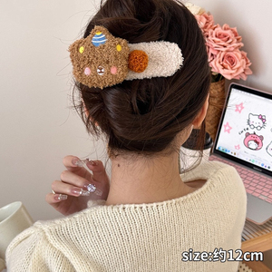 2026 Hot Selling Multiple Models <b>Cute</b> Cartoon <b>Bear</b> Hairpin Popular Niche Design Women's Hairpins Fashion Jewelry Wholesale - Product Image 2