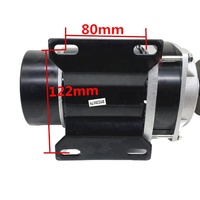 Moteur CC à balais à double poulie MY1020ZXF 24V 36V 48V 450W 600W 650W pour outils de travail du bois