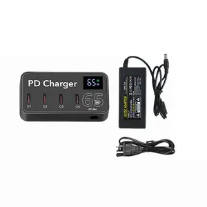 Galotluck 60W hızlı şarj 3D OEM Logo 50/60/65W <span class=keywords><strong>Mini</strong></span> <span class=keywords><strong>USB</strong></span> LED ekran PD için iPhone için Xiaomi dizüstü masaüstü <span class=keywords><strong>USB</strong></span> <span class=keywords><strong>C</strong></span> şarj - Product Image 1